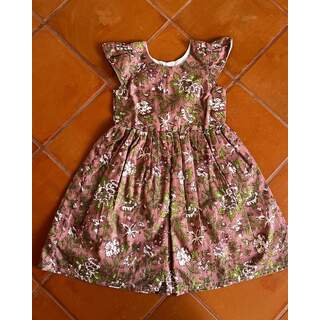 Blossom Cotton Floral Frock (Onion)